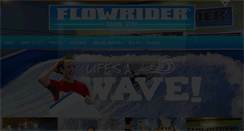 Desktop Screenshot of flowriderutah.com
